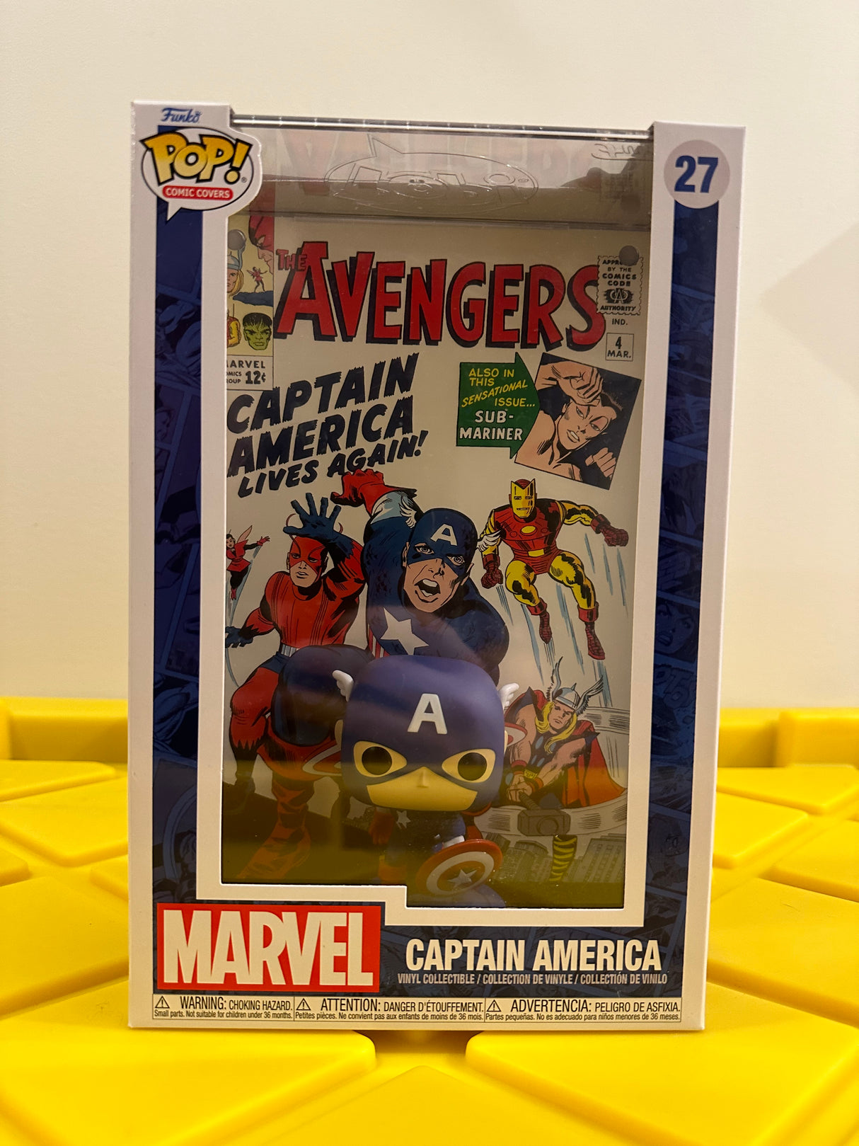 Funko POP! Captain America (Comic Covers)