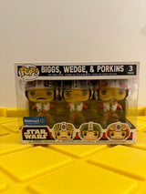 Funko POP! Biggs, Wedge & Poekins (3-Pack) - Limited Edition Walmart Exclusive
