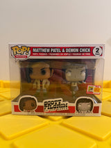 Funko POP! Matthew Patel & Demon Chick (2-Pack) - Limited Edition 2018 SDCC Exclusive