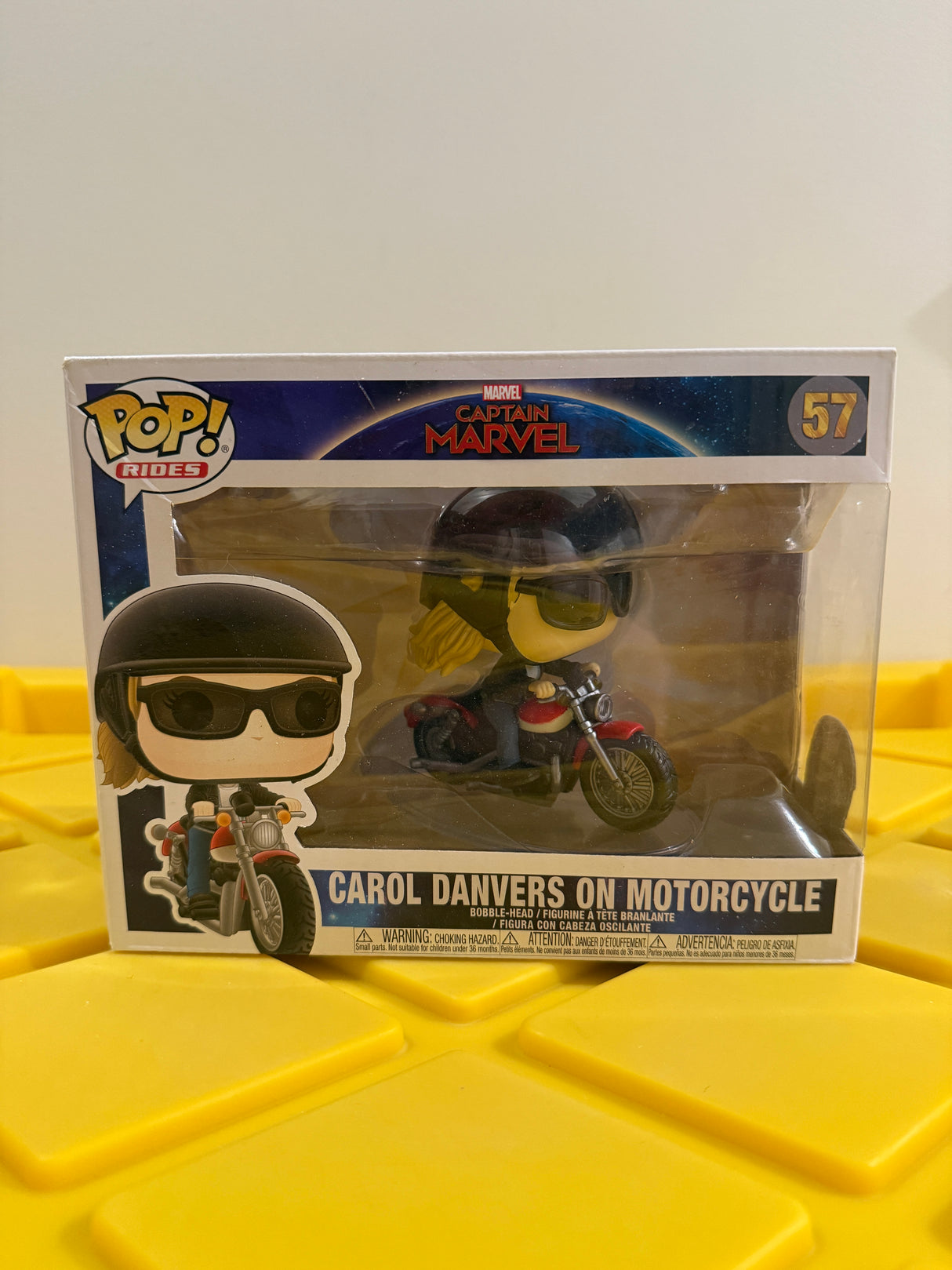 Funko POP! Carol Danvers on Motorcycle (Rides)