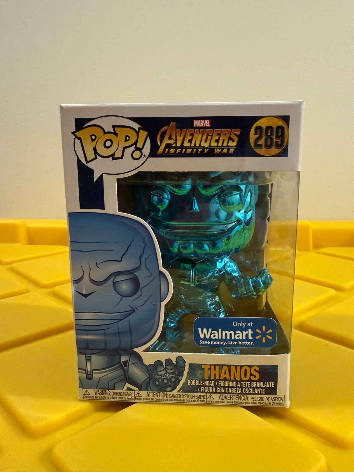 Funko POP! Thanos (Blue Chrome) - Limited Edition Walmart Exclusive