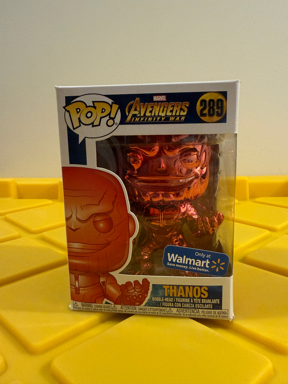 Funko POP! Thanos (Red Chrome) - Limited Edition Walmart Exclusive