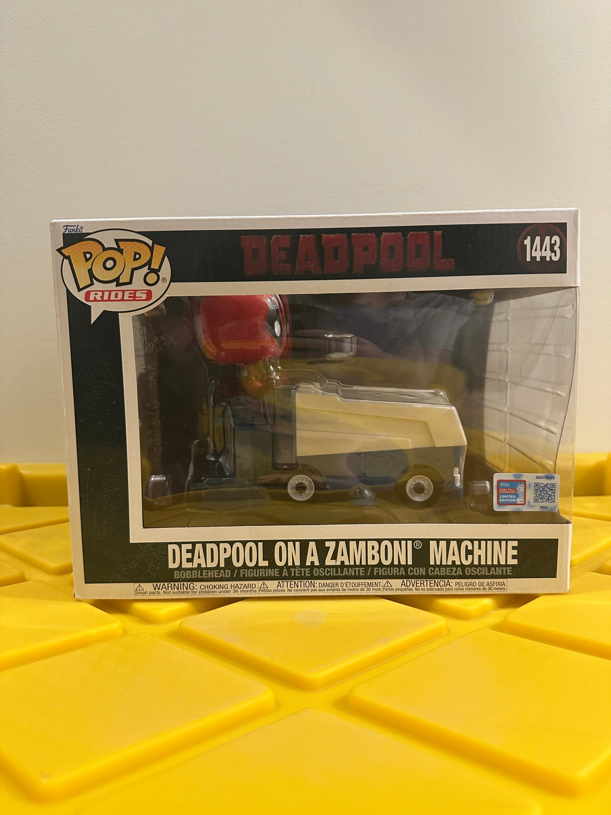 Funko POP! Deadpool on a Zamboni Machine (Rides) - Limited Edition 2024 NYCC Exclusive