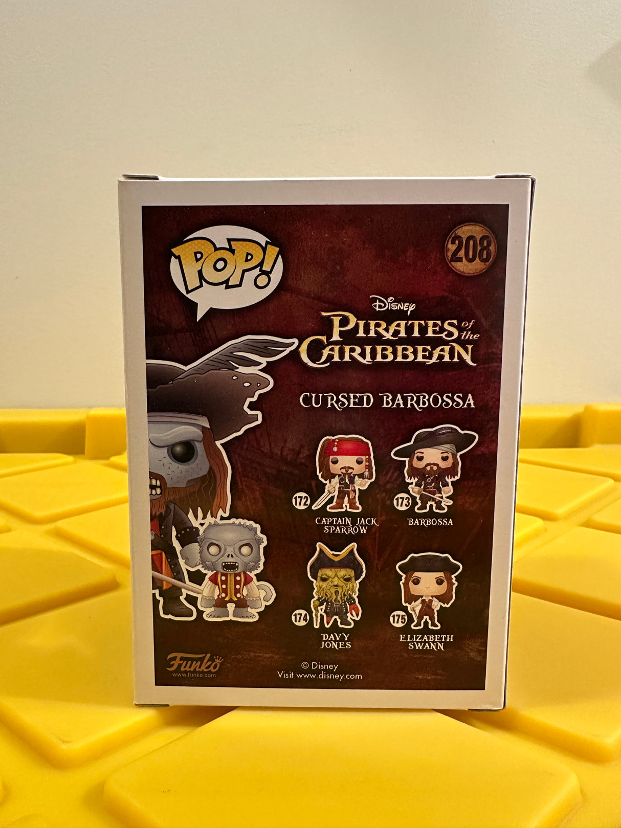 Funko POP! Cursed Barbossa - Limited Edition 2016 SDCC Exclusive