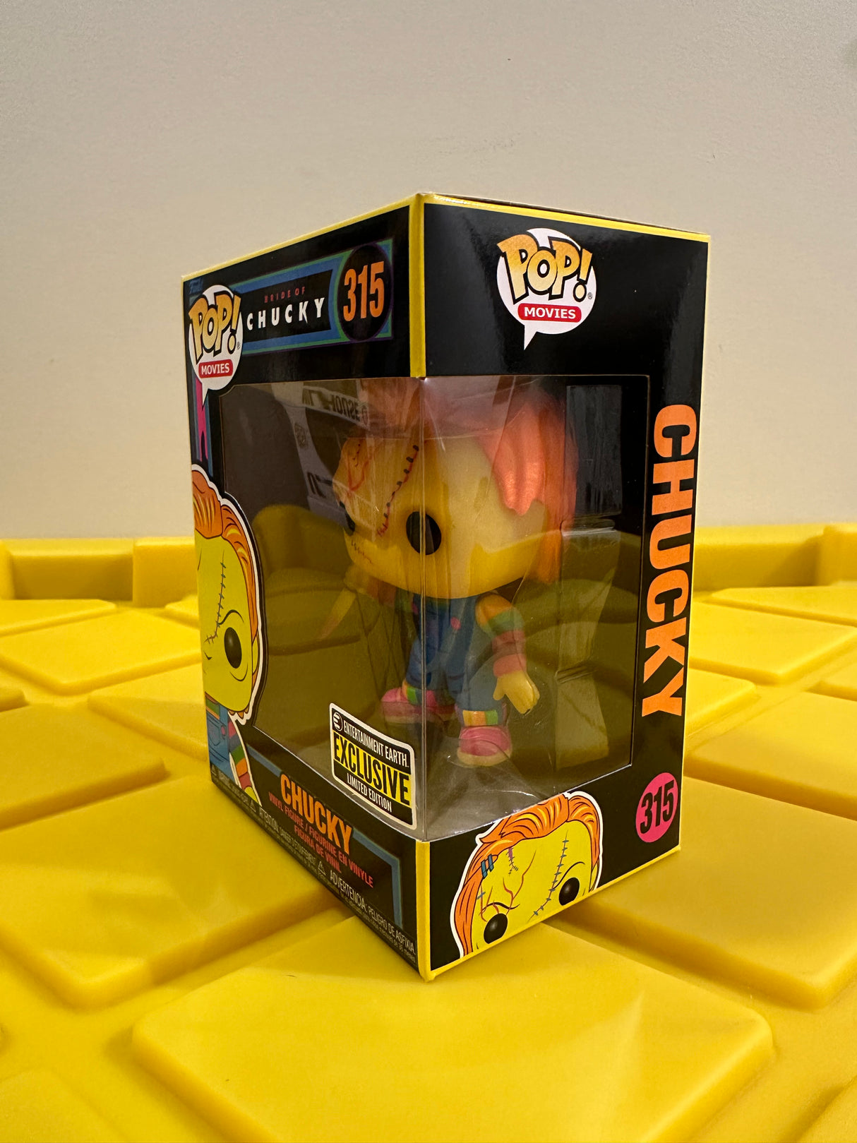 Funko POP! Chucky (Black Light) - Limited Edition Entertainment Earth Exclusive