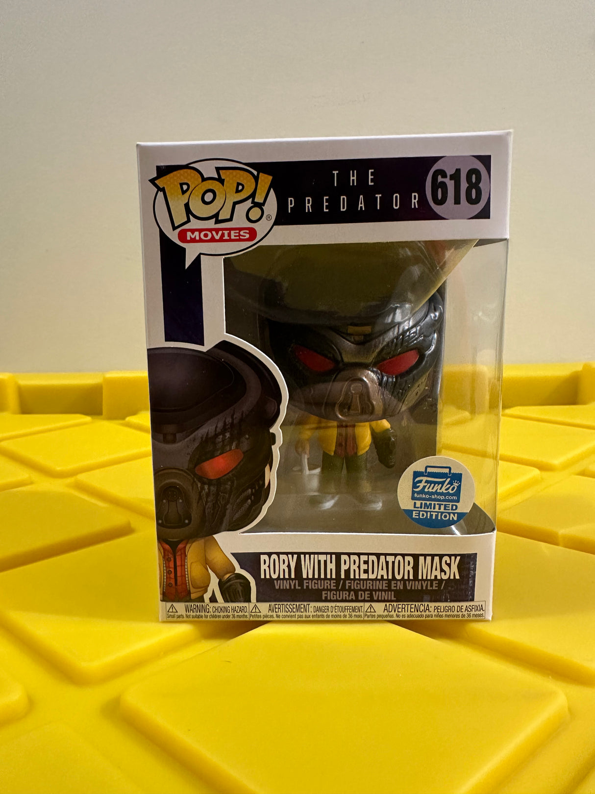Rory With Predator Mask - Limited Edition Funko Shop Exclusive