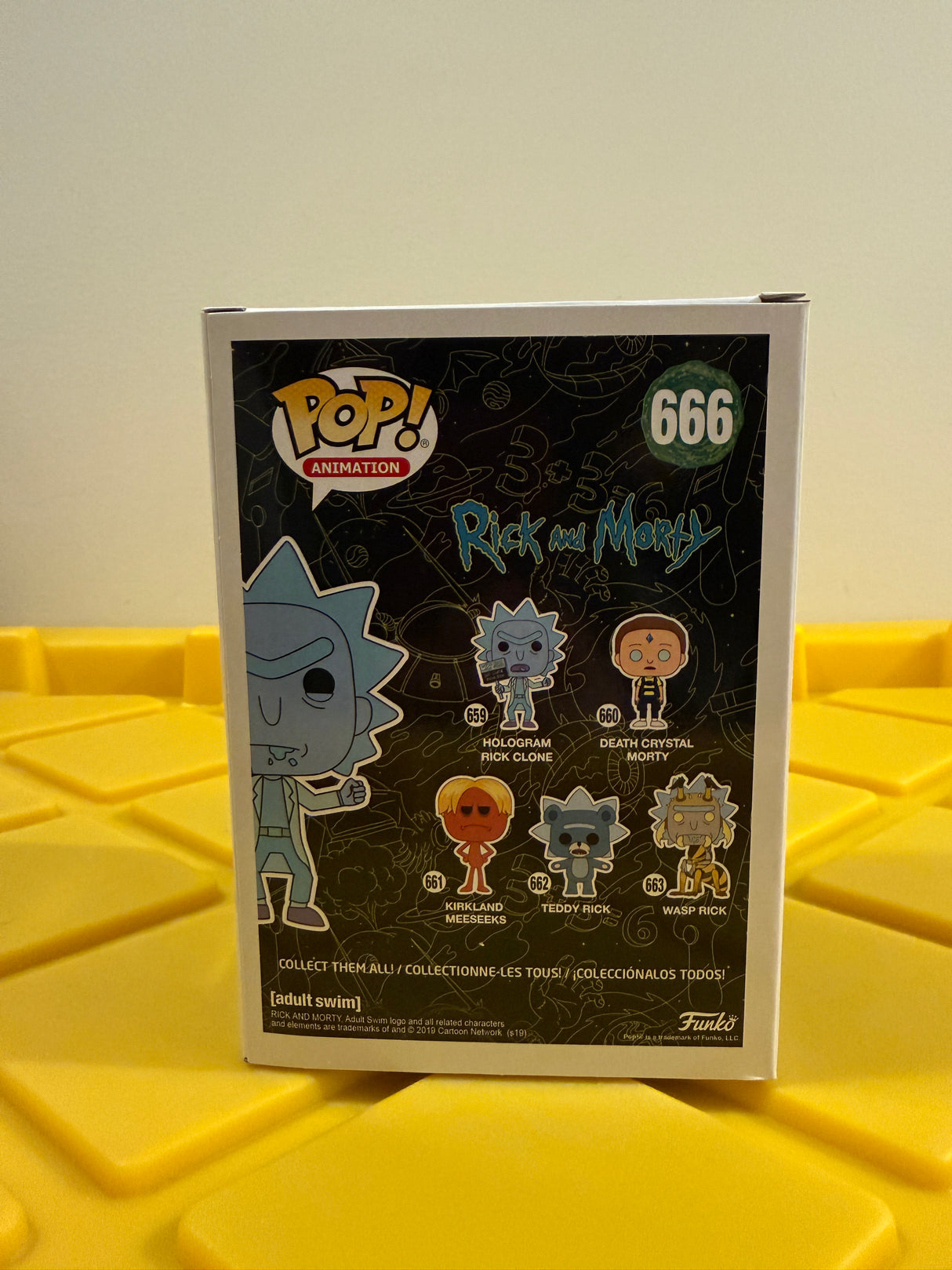 Funko POP! Hologram Rick Clone (Glow) - Limited Edition Hot Topic Exclusive