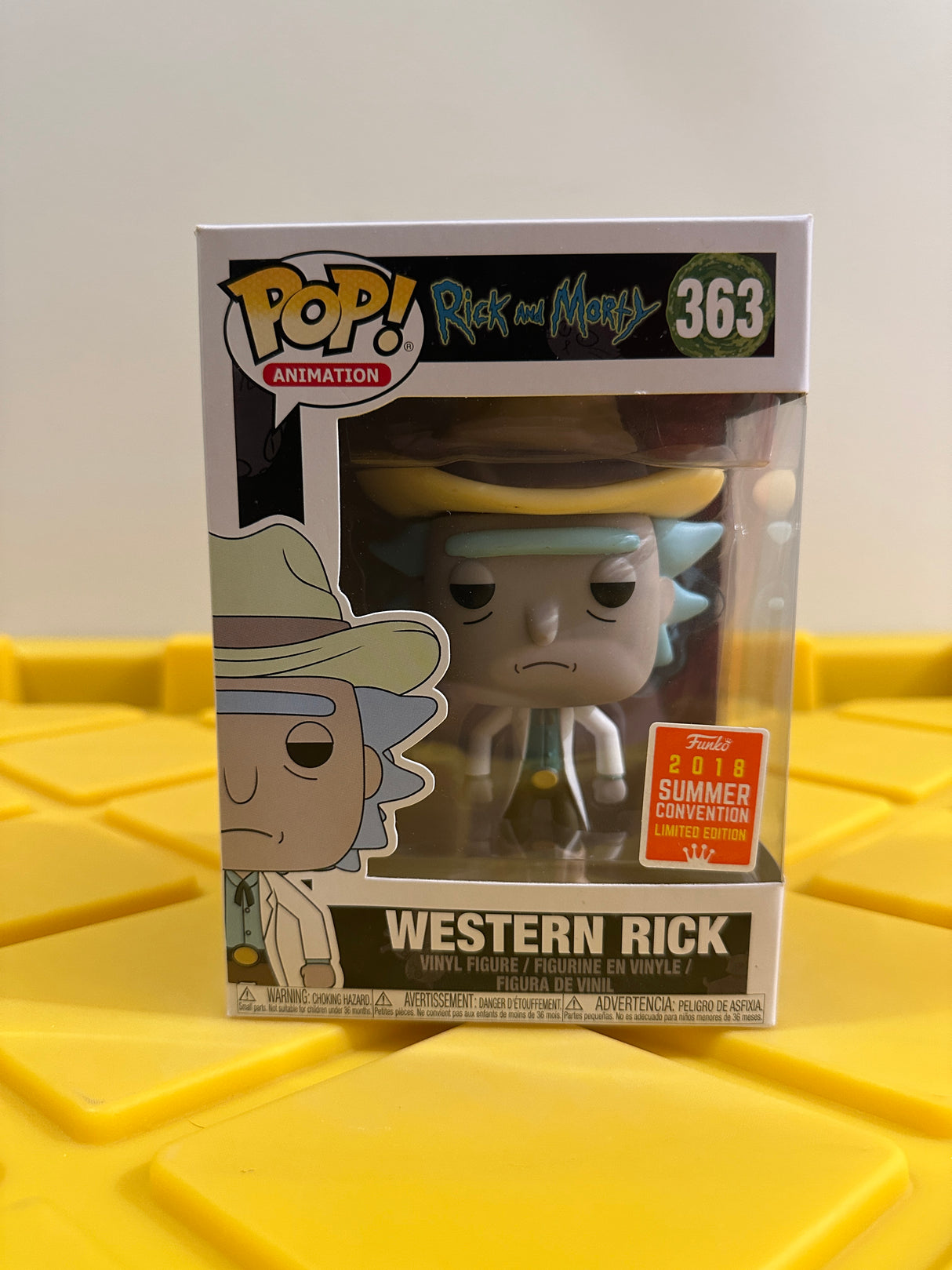 Funko POP! Western Rick - Limited Edition 2018 SDCC Exclusive