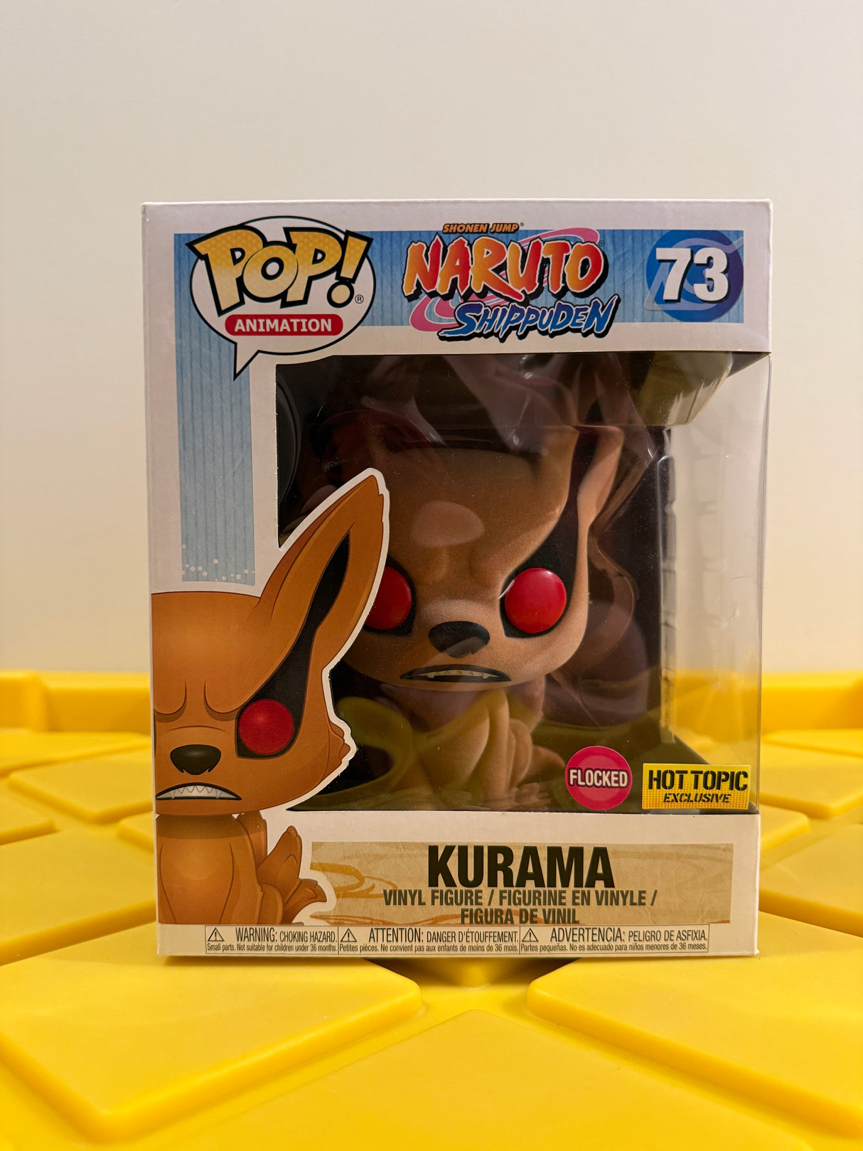 Funko POP! 6" Kurama (Flocked) - Limited Edition Hot Topic Exclusive