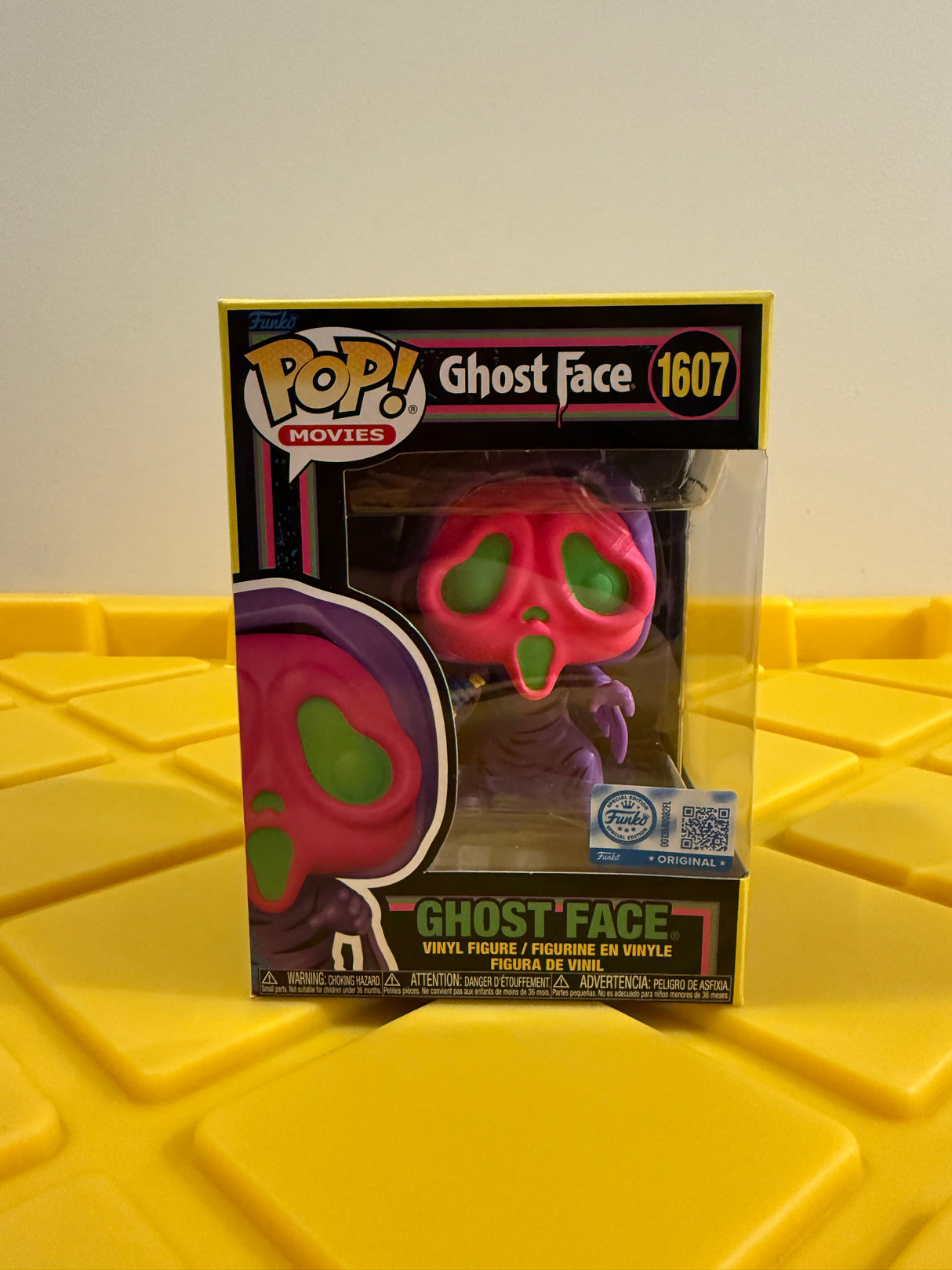 Funko POP! Ghost Face (Black Light) - Limited Edition Entertainment Earth Exclusive