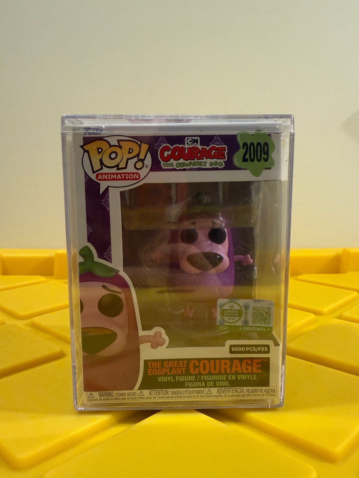 Funko POP! The Great Eggplant Courage (L.E. 5000) - Limited Edition Ultra