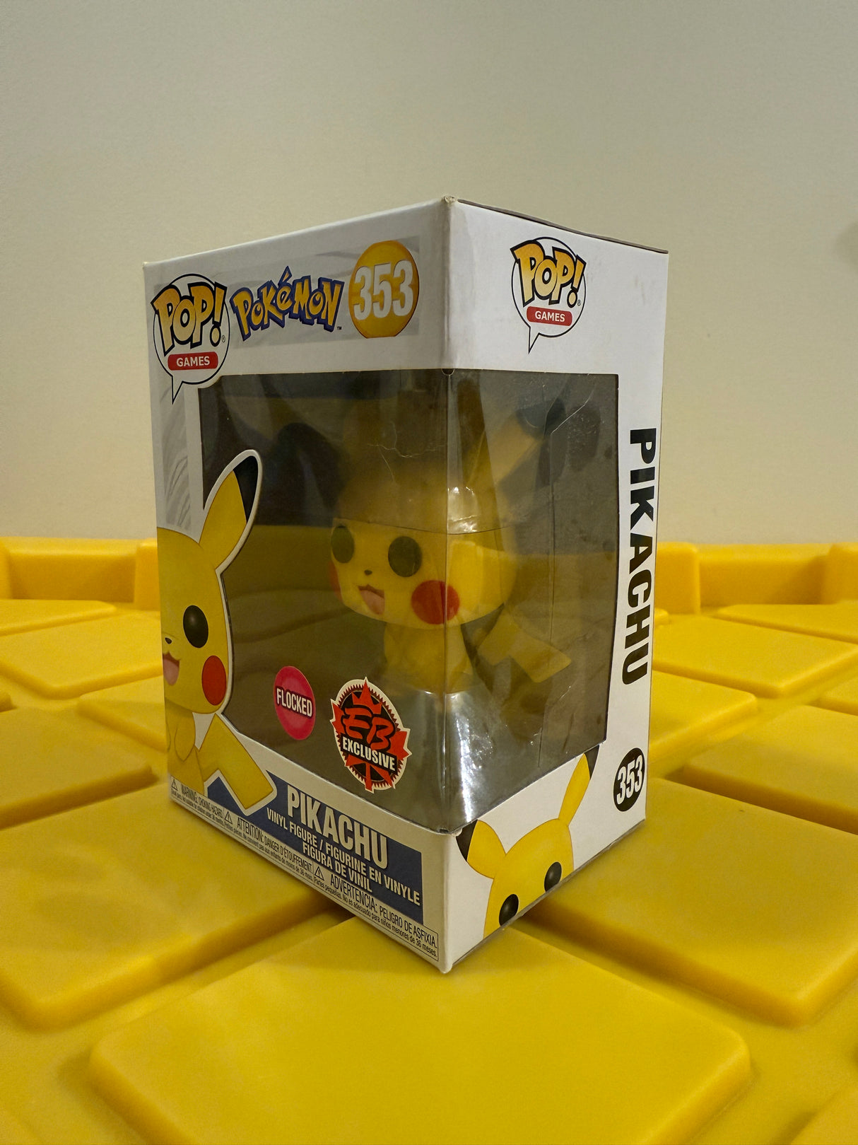 Funko POP! Pikachu (Flocked) - Limited Edition EB Games Exclusive
