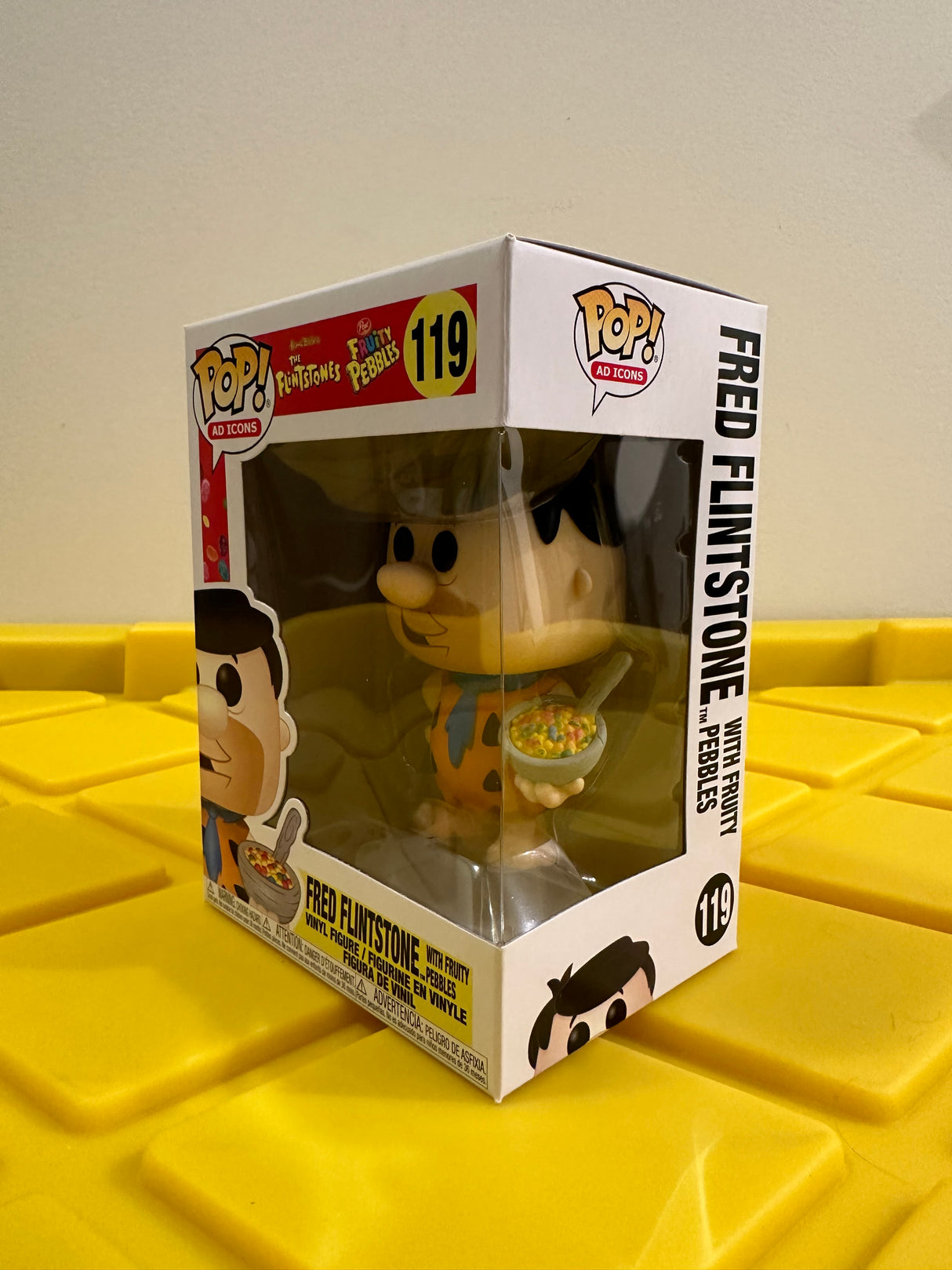 Fred Flintstone With Fruity Pebbles