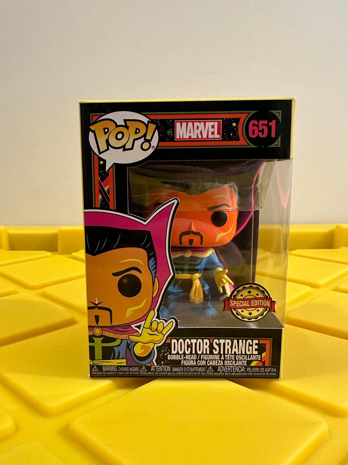 Funko POP! Doctor Strange (Black Light) - Limited Edition Special Edition Exclusive