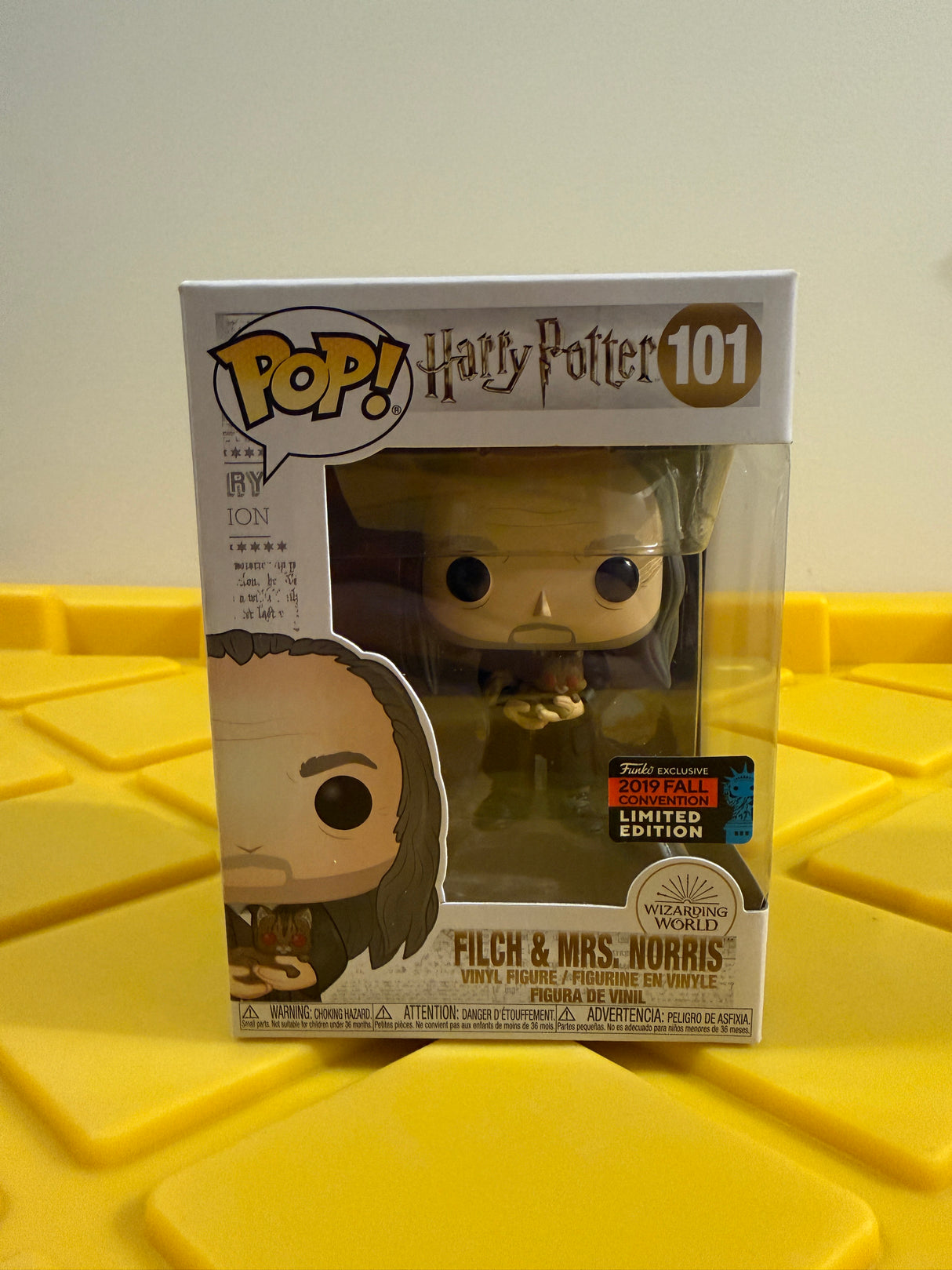 Funko POP! Filch & Mrs. Norris - Limited Edition 2019 NYCC Exclusive