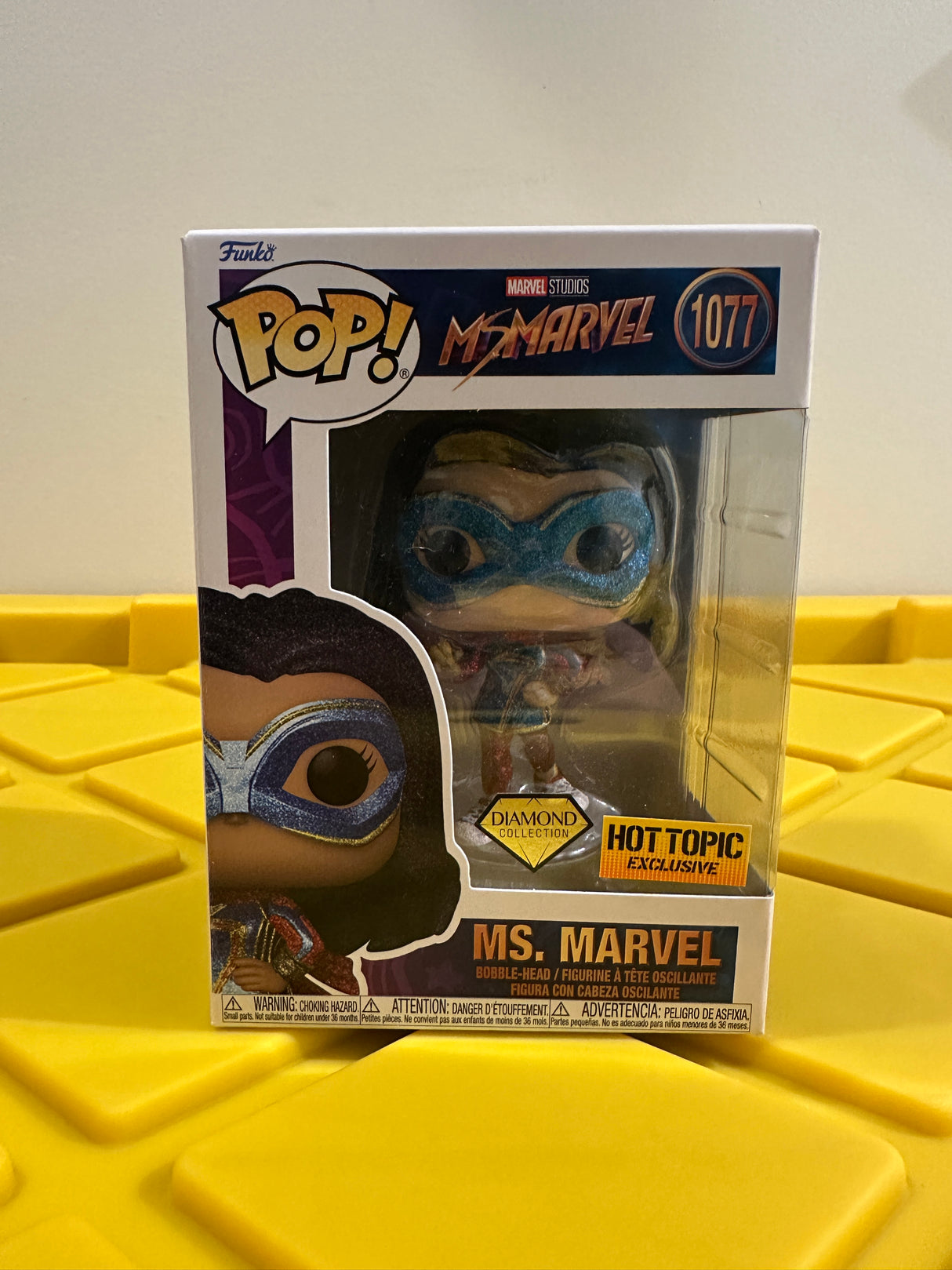 Funko POP! Ms. Marvel (Diamond) - Limited Edition Hot Topic Exclusive