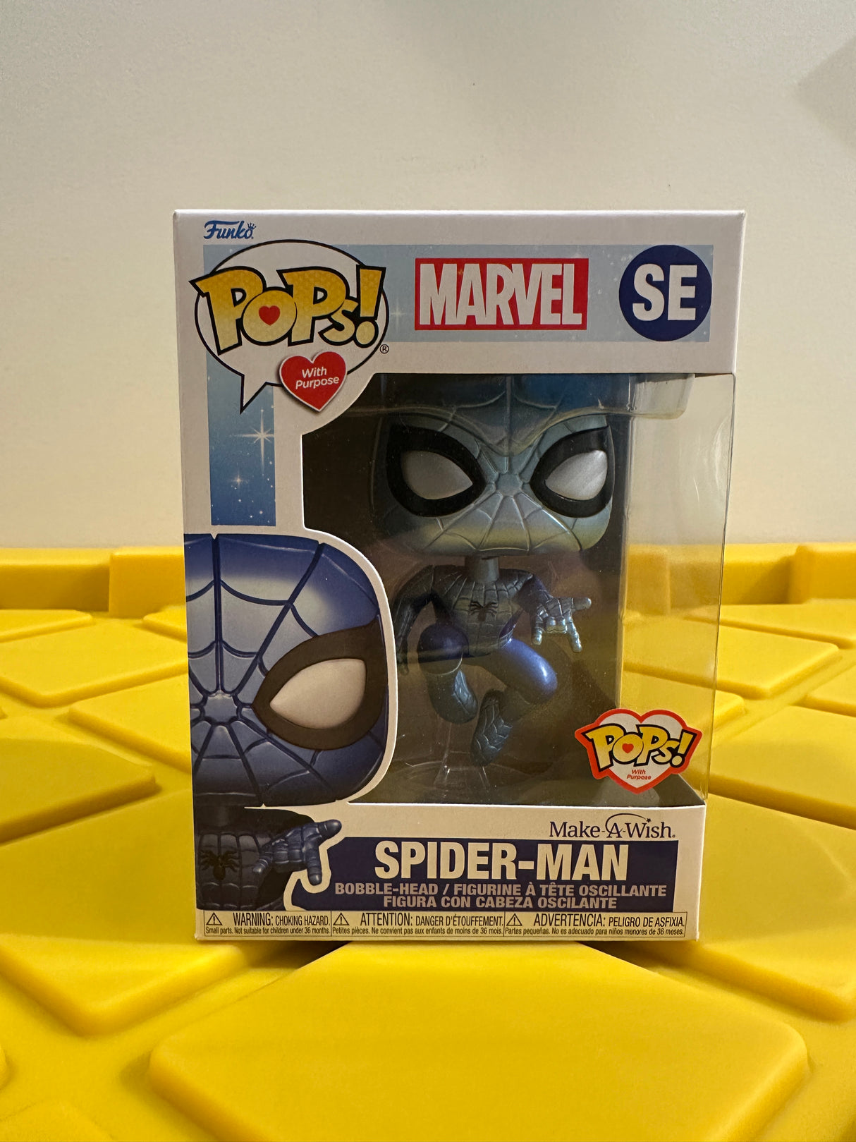 Funko POP! Spider-Man (Metallic) (Make-A-Wish)