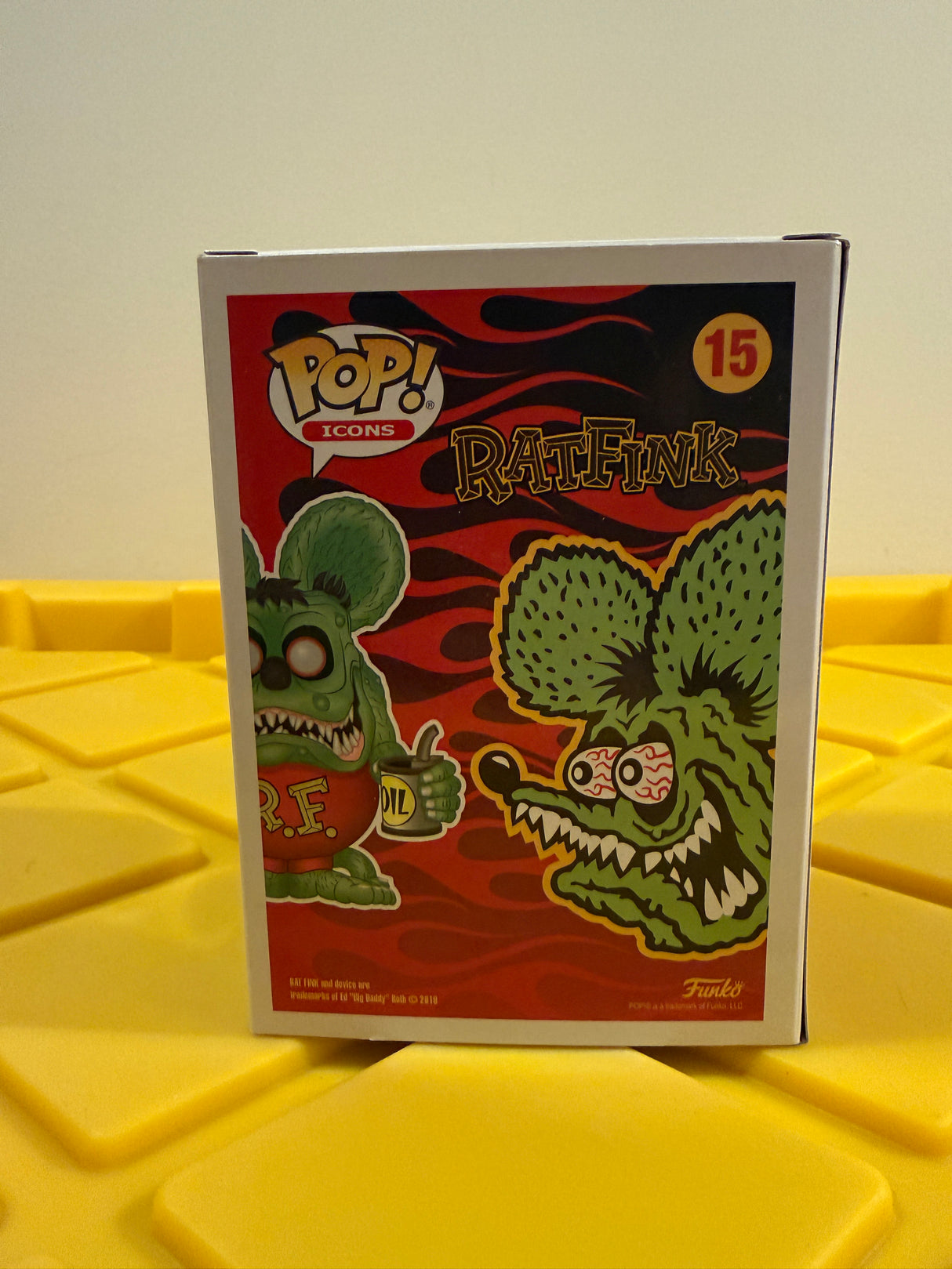 Funko POP! Rat Fink (Green Chrome) - Limited Edition 2019 SDCC Exclusive