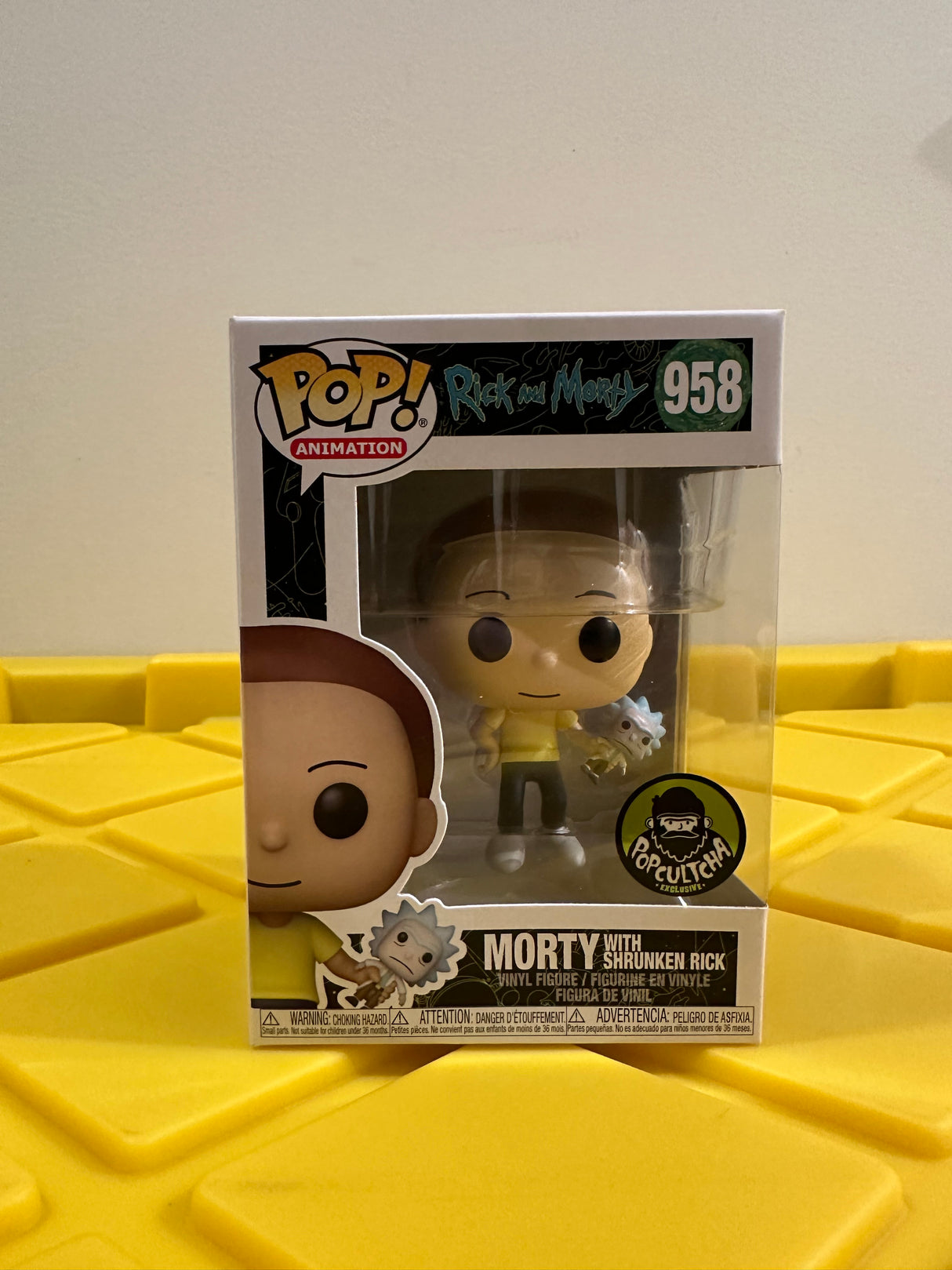 Morty With Shrunken Rick - Limited Edition Popcultcha Exclusive