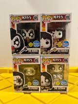 Funko POP! Kiss (Glow) Set of 4