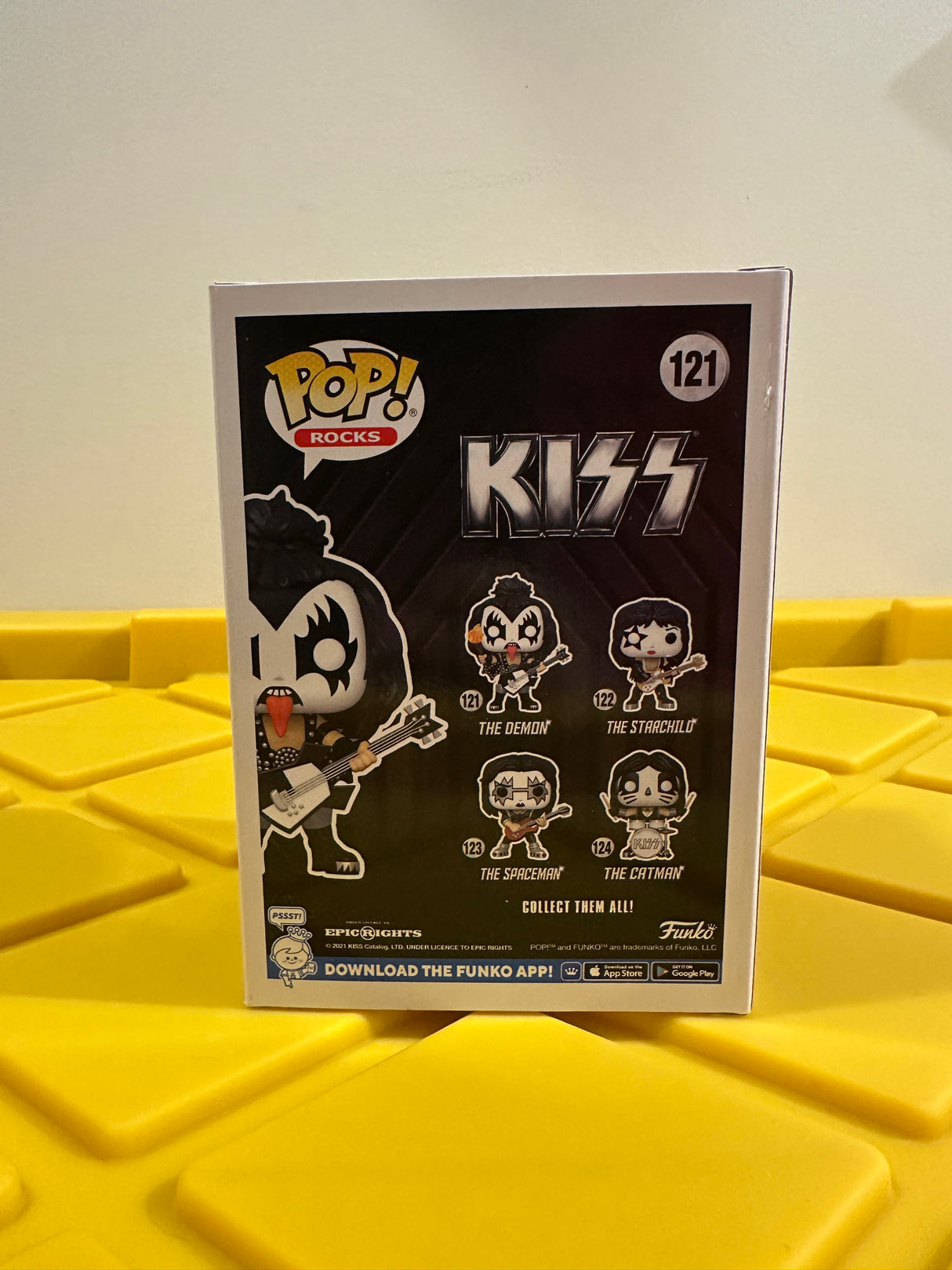 Funko POP! Kiss (Glow) Set of 4