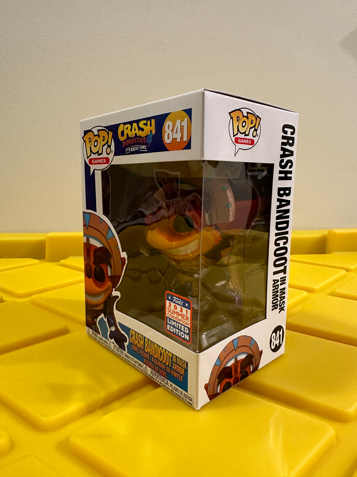 Funko POP! Crash Bandicoot in Mask Armor - Limited Edition 2021 SDCC (FunKon) Exclusive