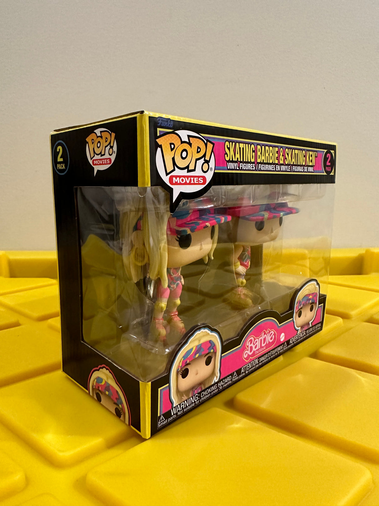 Funko POP! Skating Barbie & Skating Ken (Black Light) (2-Pack) - Limited Edition Hot Topic Exclusive