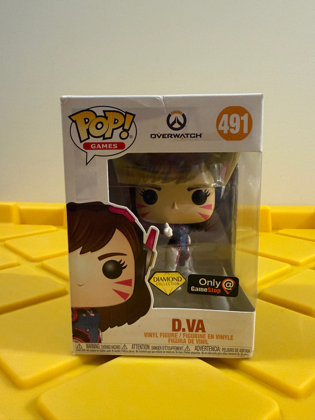 Funko POP! D.Va (Diamond) - Limited Edition GameStop Exclusive