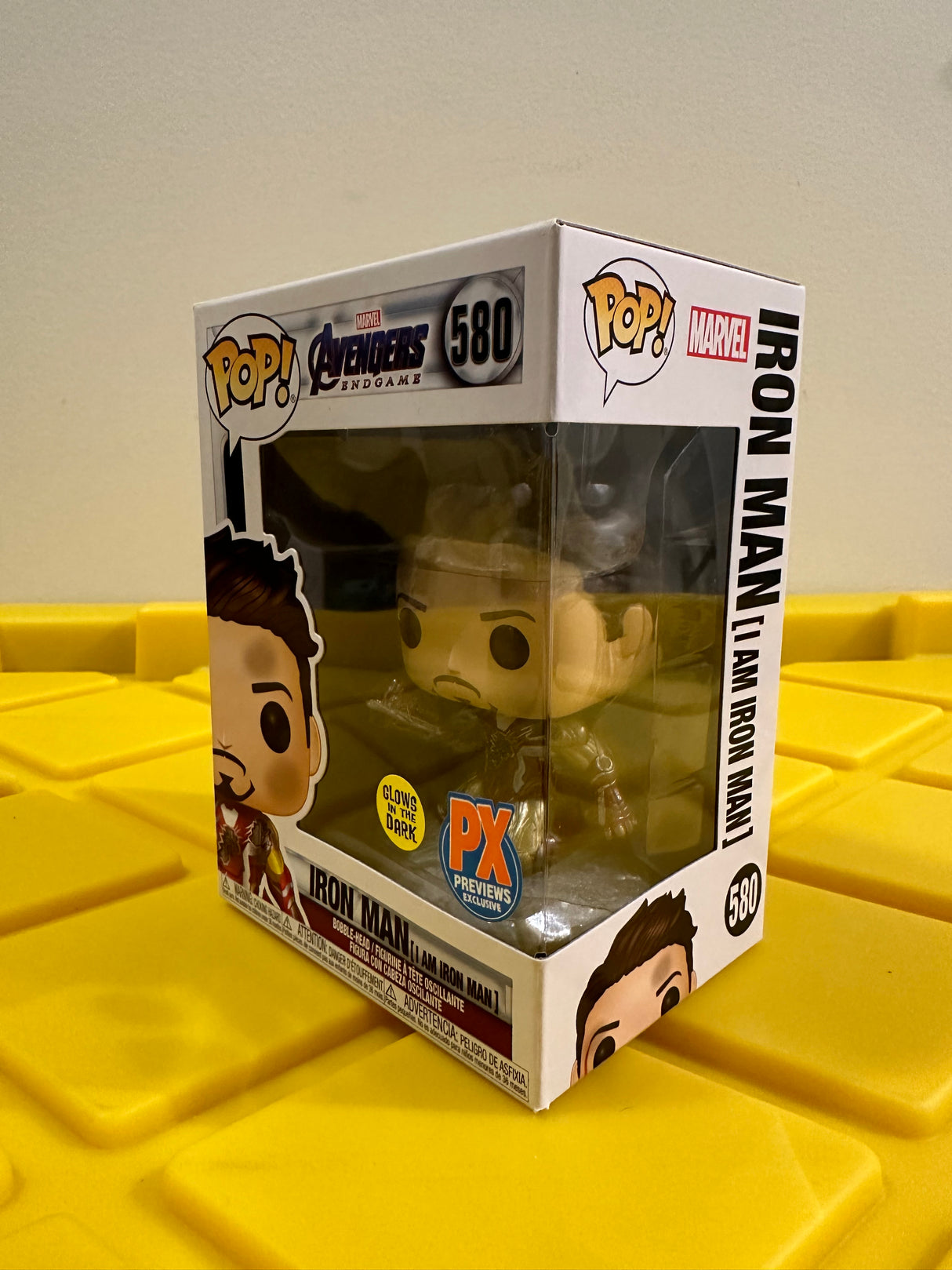 Funko POP! Iron Man (I Am Iron Man) (Glow) - Limited Edition PX Previews Exclusive