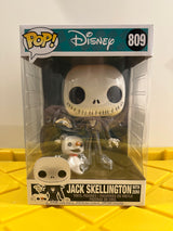 Funko POP! 10" Jack Skellington with Zero