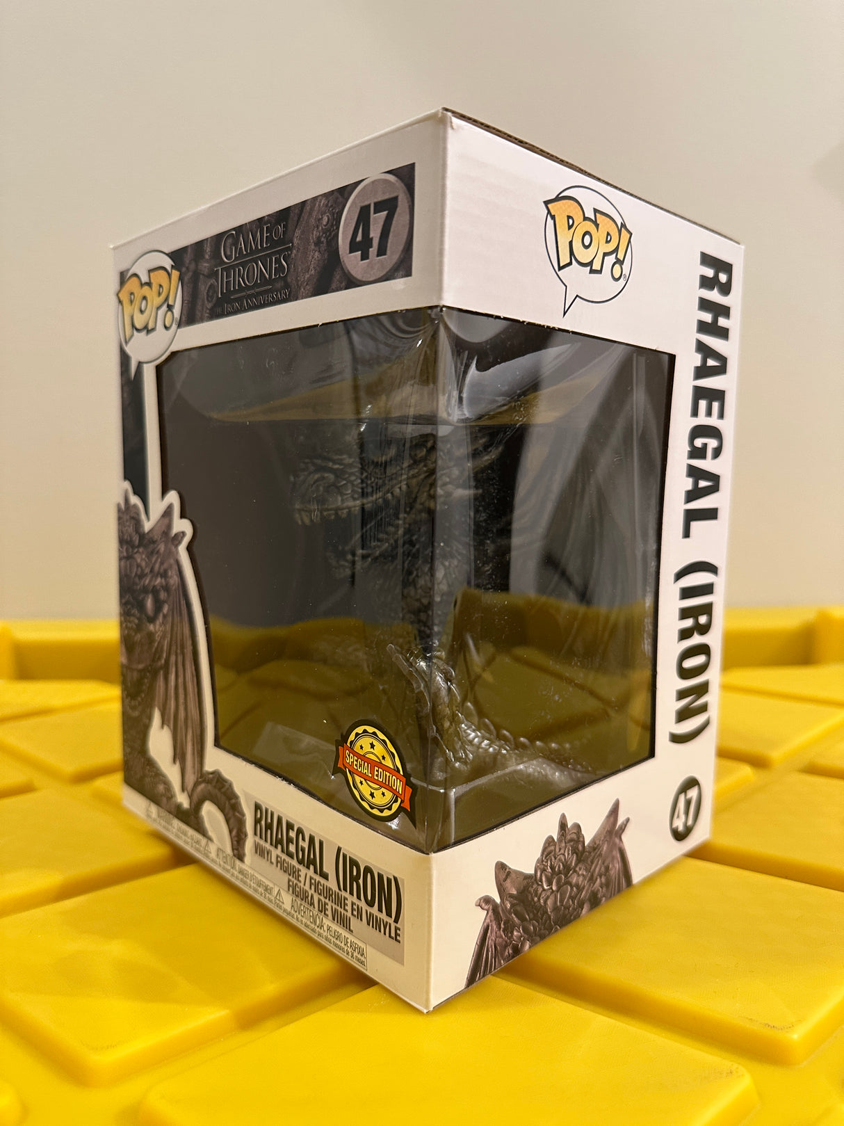Funko POP! 6" Rhaegal (Iron) - Limited Edition Special Edition Exclusive
