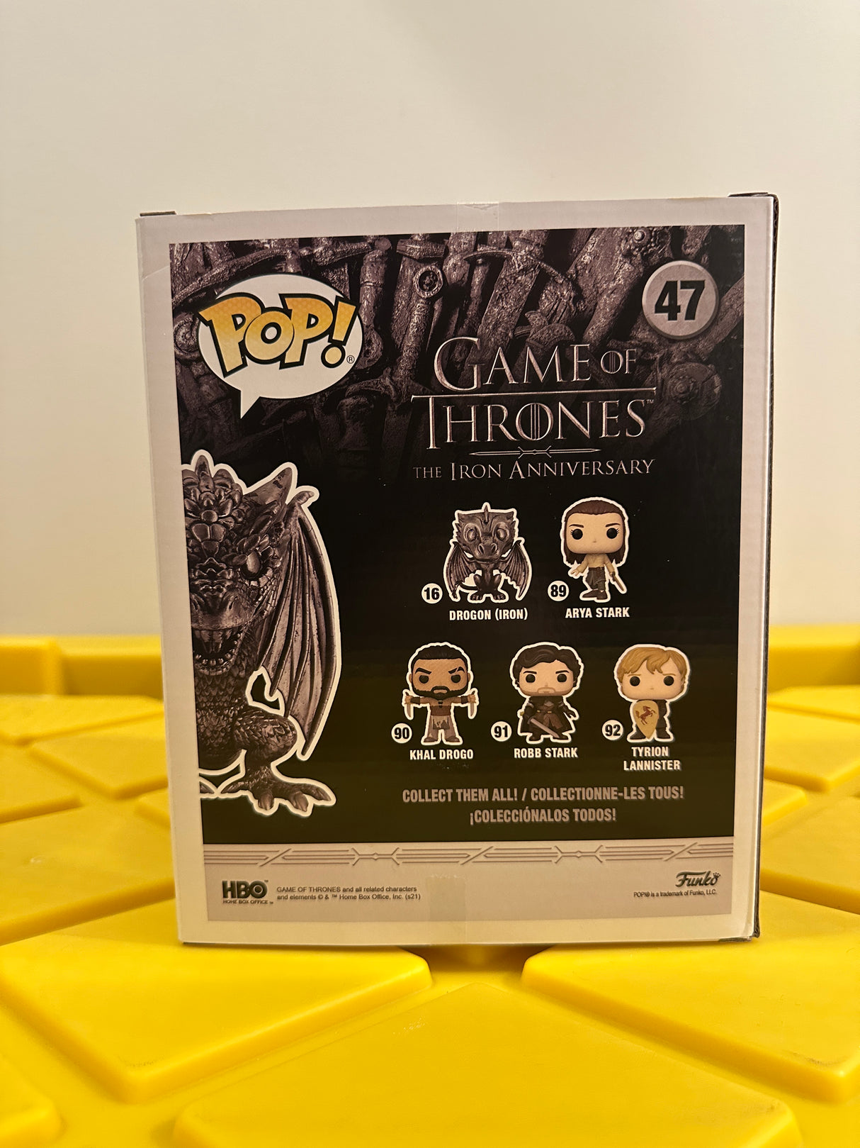 Funko POP! 6" Rhaegal (Iron) - Limited Edition Special Edition Exclusive