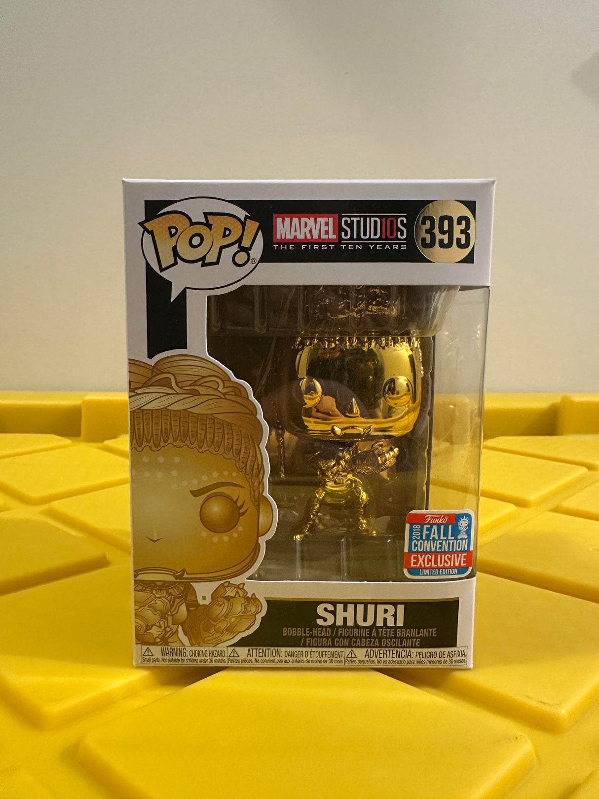 Funko POP! Shuri (Gold Chrome) - Limited Edition 2018 NYCC Exclusive