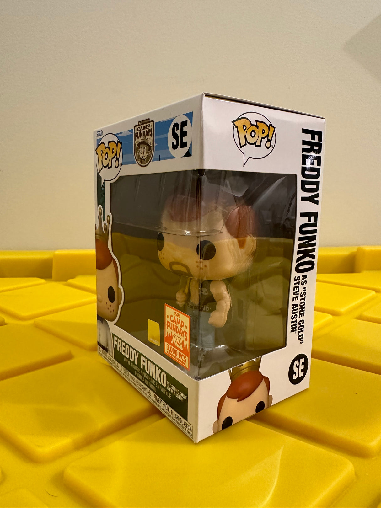 Funko POP! Freddy Funko as "Stone Cold" Steve Austin (L.E. 3000) - Limited Edition 2023 Camp Fundays Exclusive