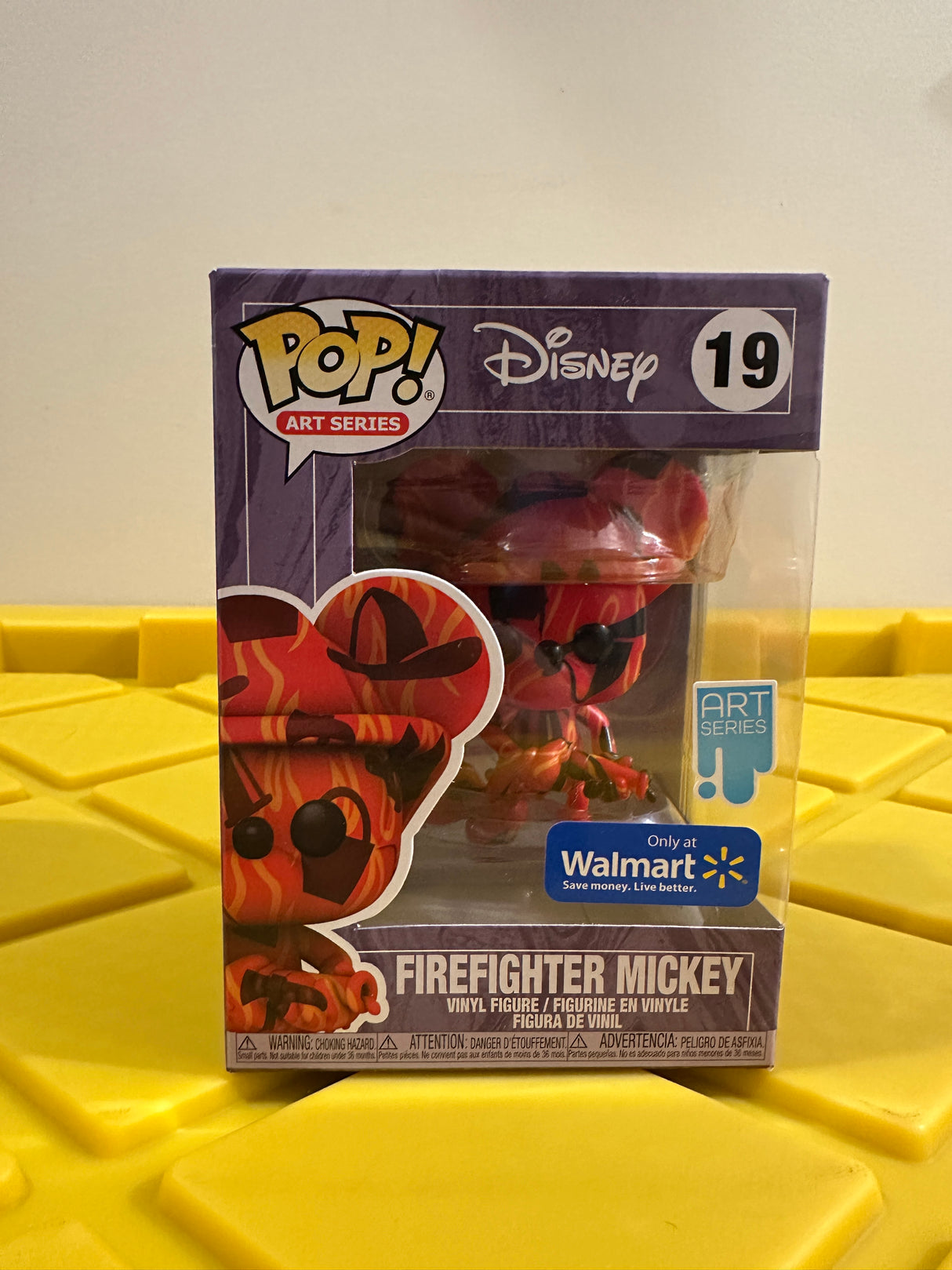Funko POP! Firefighter Mickey (Art Series) - Limited Edition Walmart Exclusive
