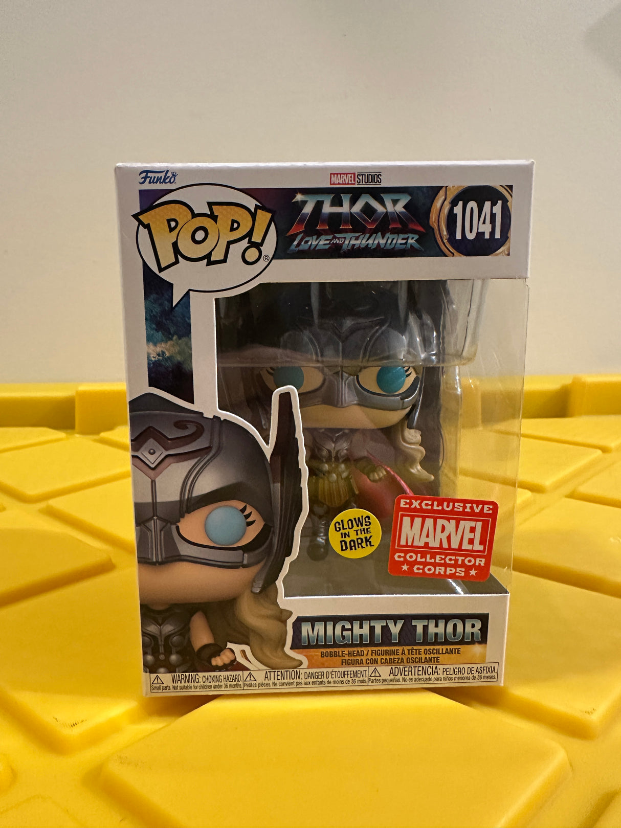 Funko POP! Mighty Thor (Glow) - Limited Edition Marvel Collector Corps Exclusive