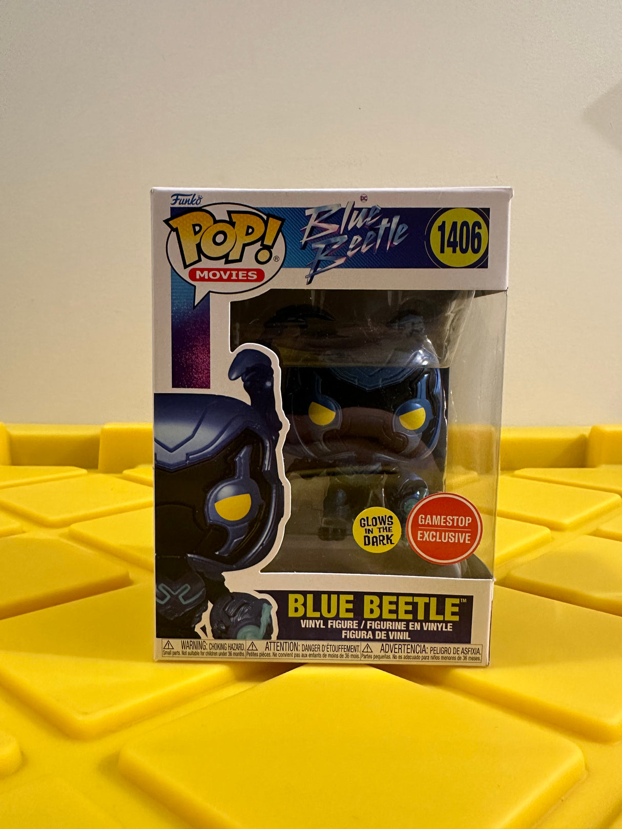 Funko POP! Blue Beetle (Glow) - Limited Edition GameStop Exclusive