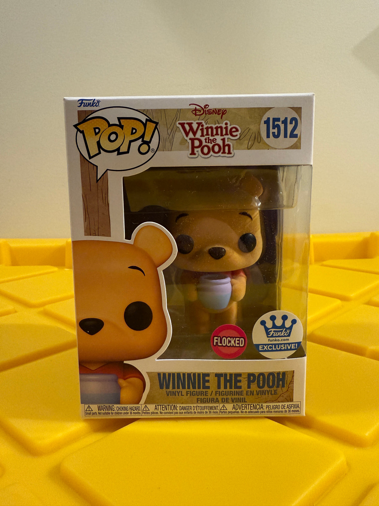 Winnie the Pooh (Flocked) (L.E. 5000) - Limited Edition Funko Shop Exclusive