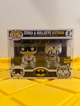 Funko POP! Zebra & Bullseye Batman (2-Pack) - Limited Edition Hot Topic Exclusive