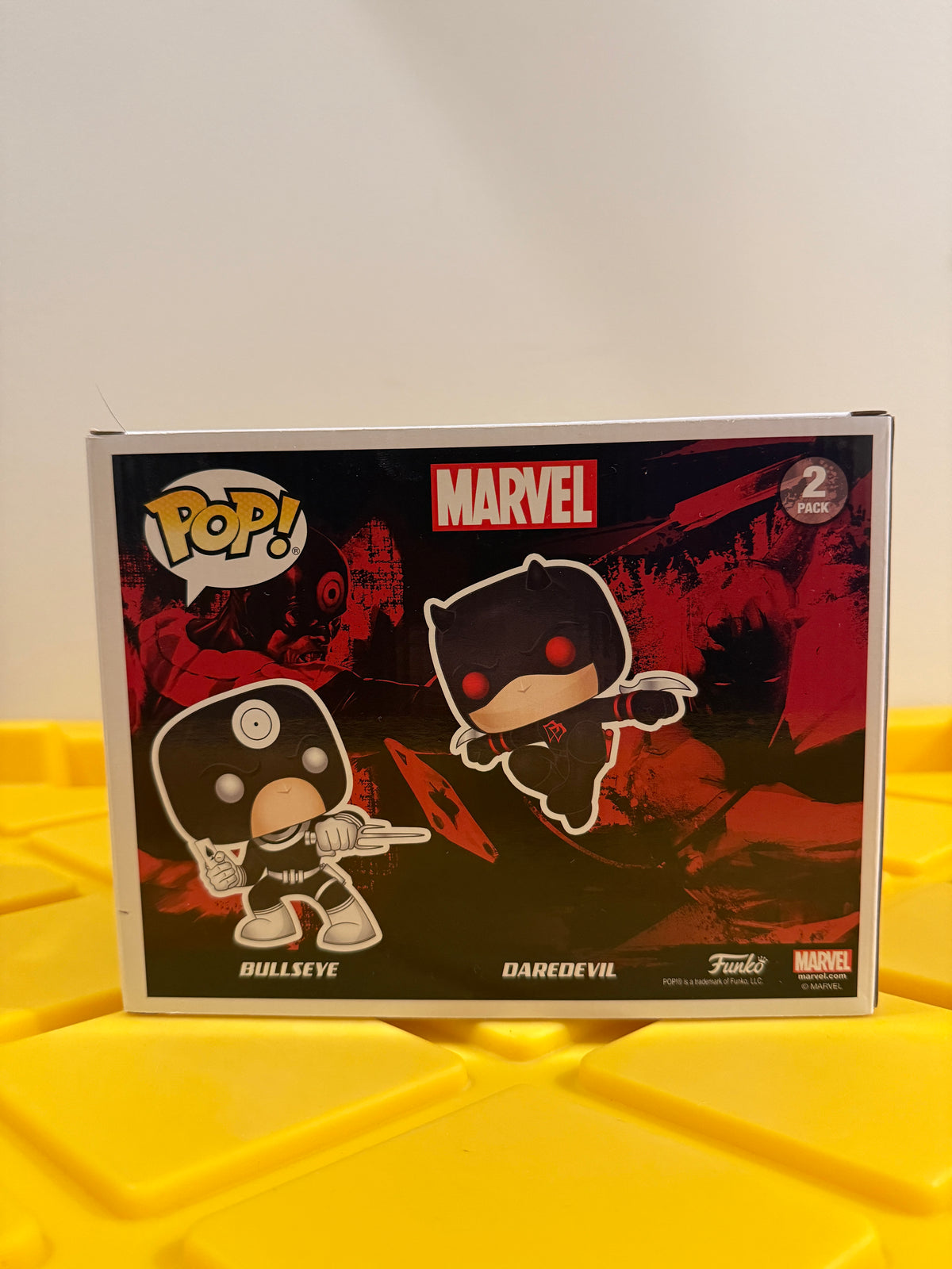 Funko POP! Bullseye & Daredevil (2-Pack) - Limited Edition Marvel Collector Corps Exclusive