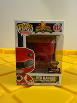 Funko POP! Red Ranger (Glitter) - Limited Edition Game Stop Exclusive