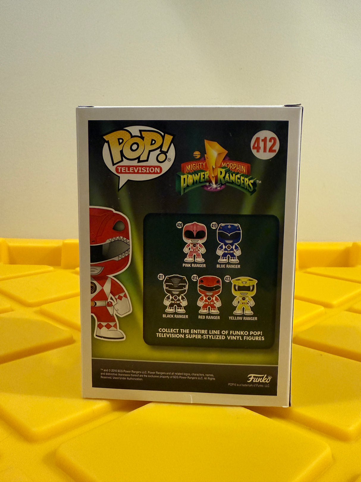Funko POP! Red Ranger (Glitter) - Limited Edition Game Stop Exclusive