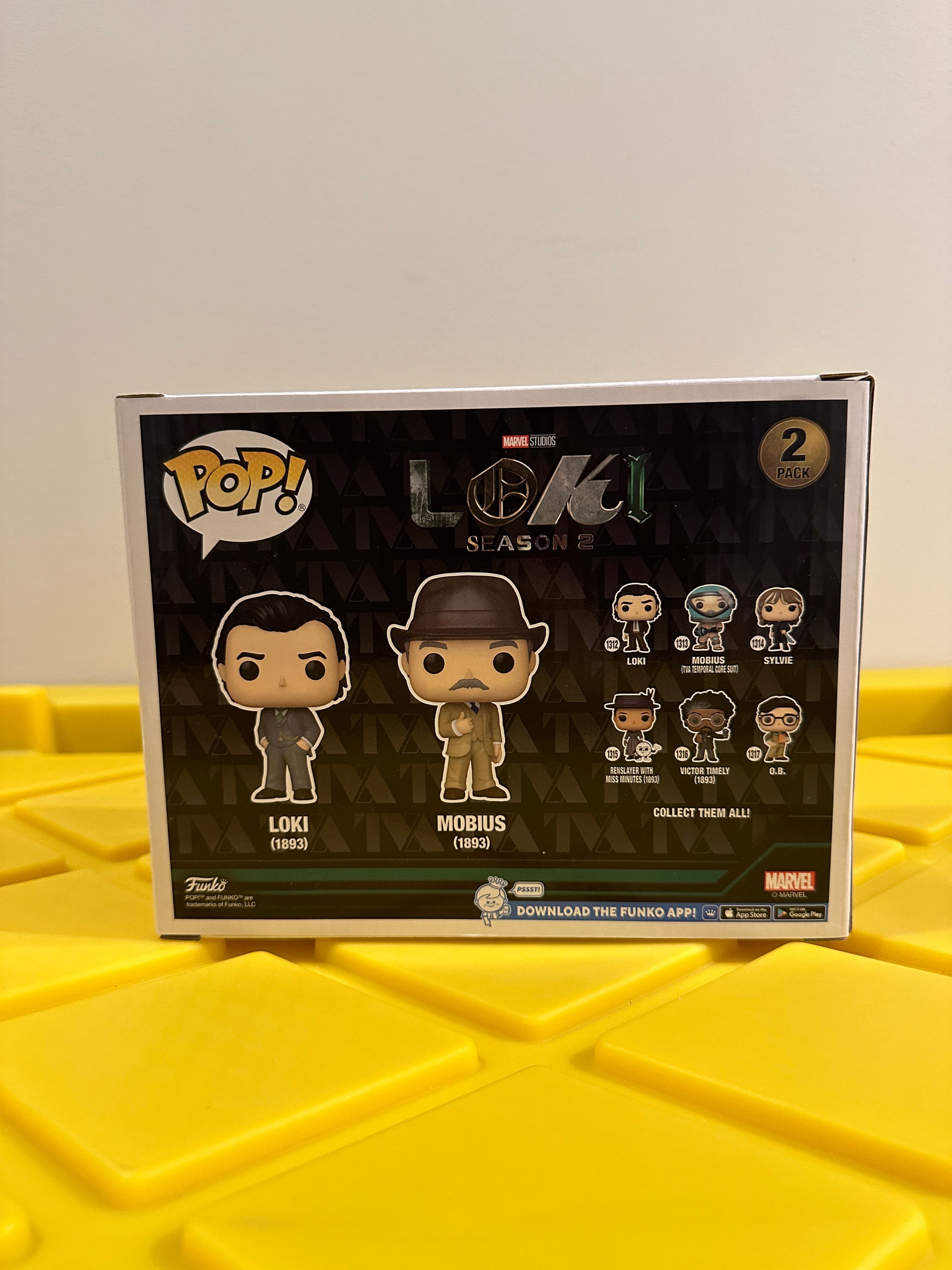 Loki Plushie Funko Pop! Marvel - Loki & Mobius (1893) 2pk Funko Loki