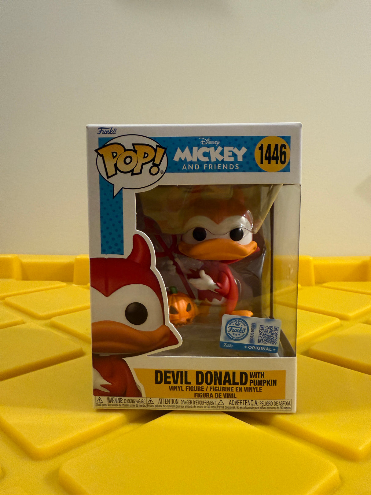 Funko POP! Devil Donald with Pumpkin - Limited Edition Specialty Series Exclusive