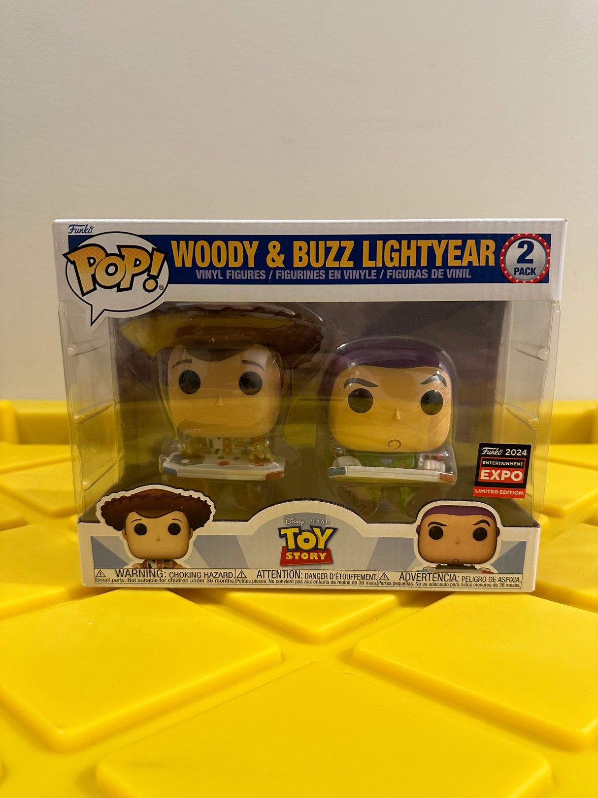 Funko POP! Woody & Buzz Lightyear (2-Pack) - Limited Edition 2024 C2E2 Exclusive