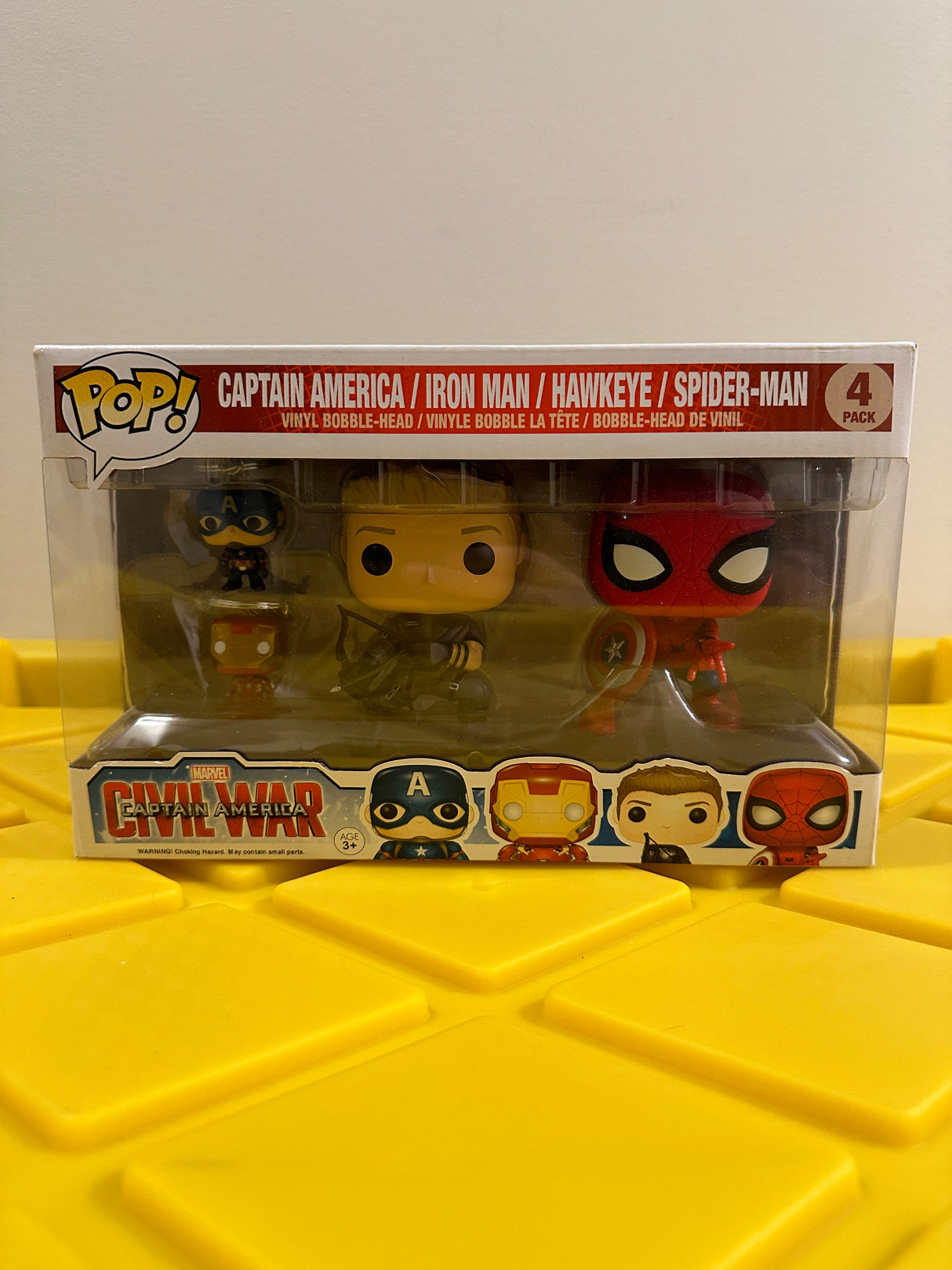 Funko POP! Captain America, Iron Man, Hawkeye & Spider-Man (4-Pack)
