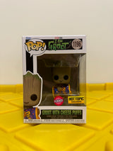 Funko POP! Groot with Cheese Puffs (Flocked) - Limited Edition Hot Topic Exclusive