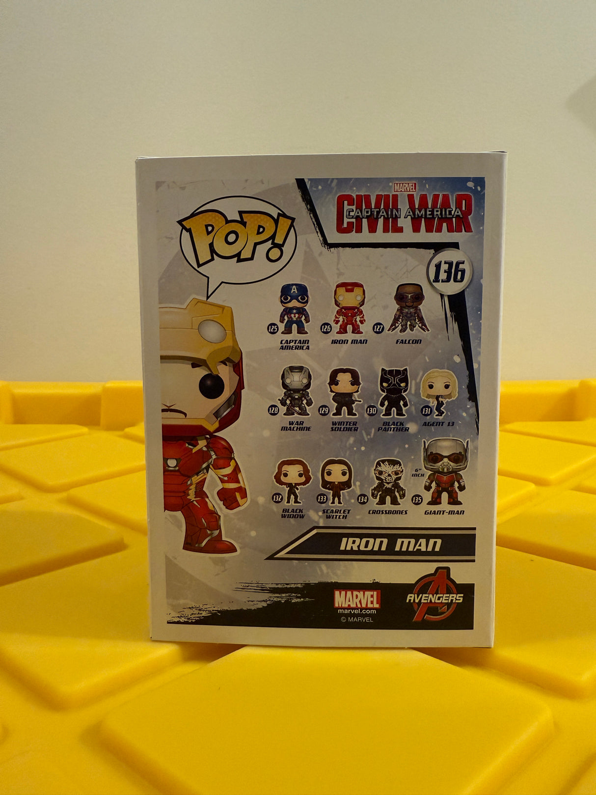 Funko POP! Iron Man (Unmasked) - Limited Edition Hot Topic Exclusive
