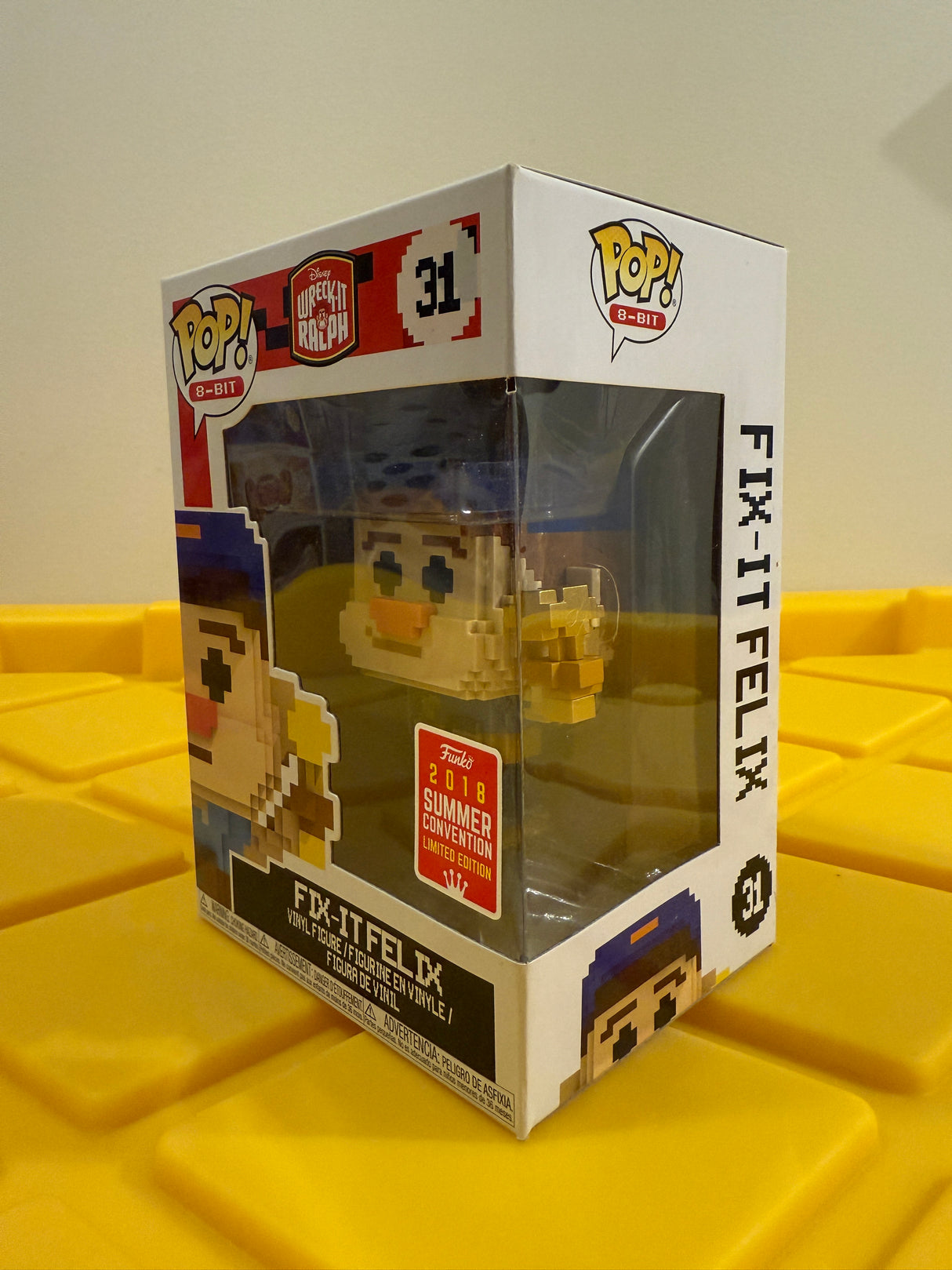 Funko POP! Fix-It Felix (8-Bit) - Limited Edition 2018 SDCC Exclusive