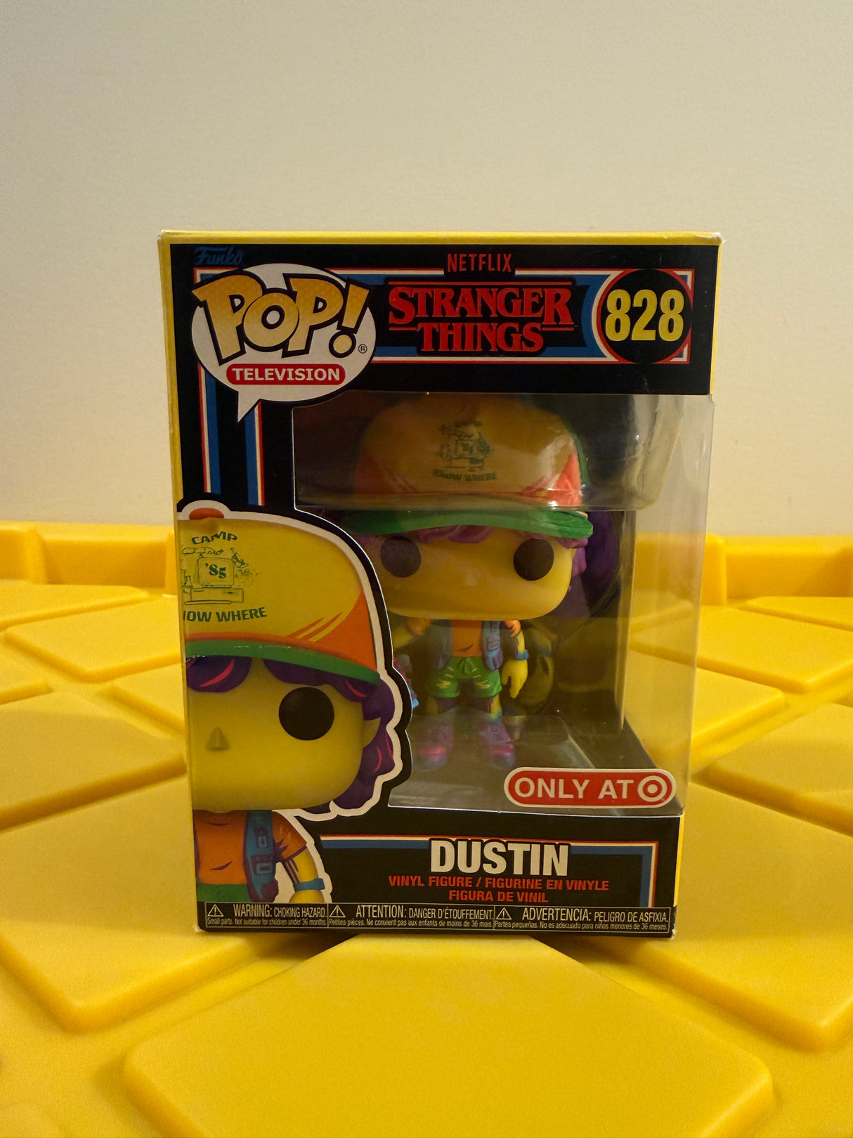 Funko POP! Dustin (Black Light) - Limited Edition Target Exclusive